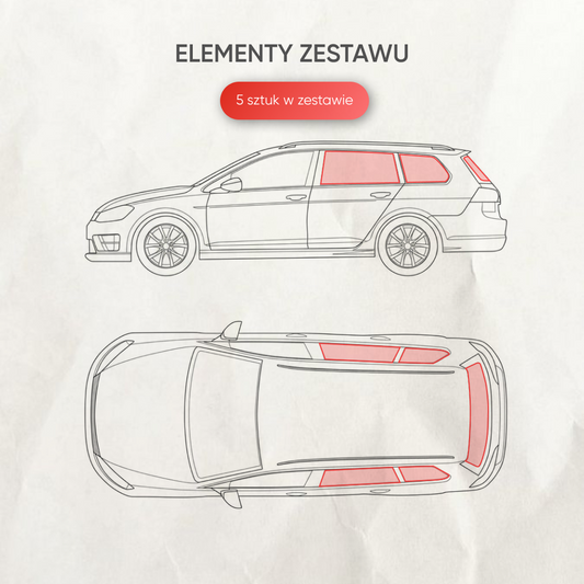 Zasłonki przeciwsłoneczne Volvo XC60 2 tylne drzwi