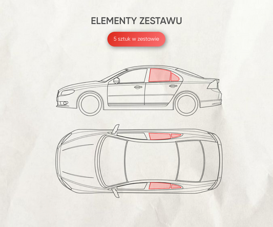 Zasłonki przeciwsłoneczne Opel Insignia A 1 liftback tylne drzwi