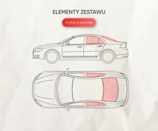 Zasłonki przeciwsłoneczne Toyota Corolla 11 E170 sedan