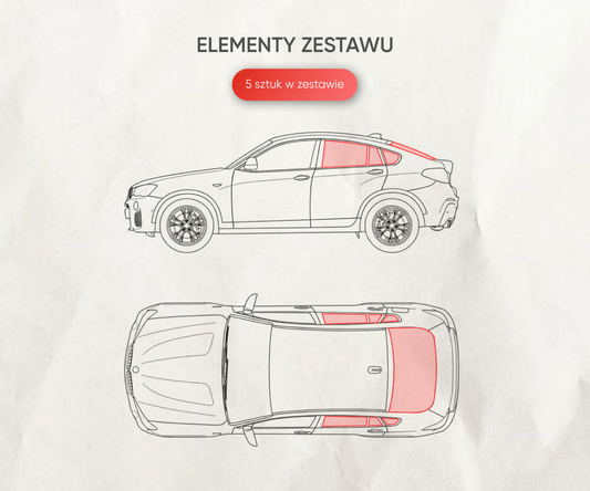 Zasłonki przeciwsłoneczne Toyota RAV4 4
