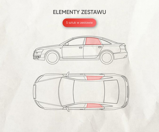 Zasłonki przeciwsłoneczne Ford Mondeo 4 sedan tylne drzwi